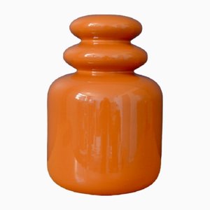 Italian Orange Vase, 1960s