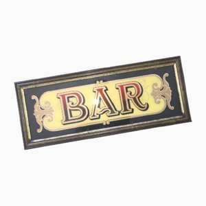 Enseigne Bar en Cristal, 1950s