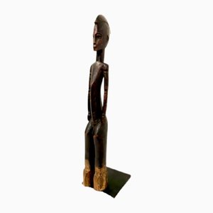 African Wood Figure Balance Sculpture, 1900s