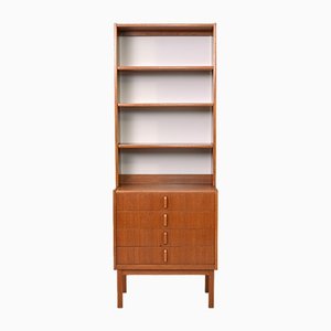 Vintage Bookcase with Chest of Drawers, 1960s