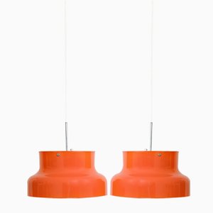 Bumling Suspension Lamps by Anders Pehrson for Ateljé Lyktan, 1960s, Set of 2