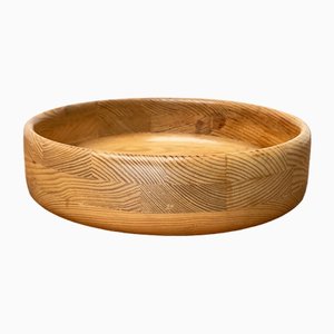 Mid-Century Pine Bowl from Karl Holmberg AB, Sweden