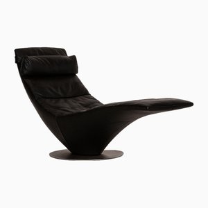 Black 2227 Leather Lounger from Natuzzi