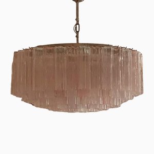 Lampadario grande in vetro di Murano