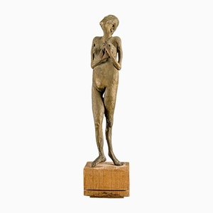 Italian Nude Metal Sculpture, 1900s