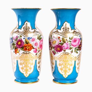 Late 19th Century Porcelain Vases, Set of 2