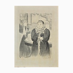 Hermann Paul, Portrait de Grand-Mère, 1918, Lithographie