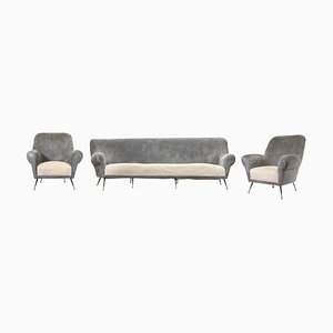 Sofa Set by Gigi Radice, Mid-20th Century, Set of 3
