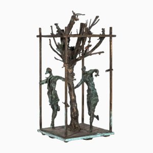 Escultura de bronce de Lorenzo Serval, The Tree of Life