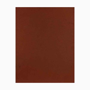 Beverly Pepper, Red, 1970s, Oil on Canvas