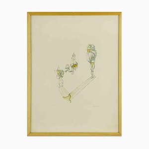 Hans Bellmer, Untitled, 1960s, Etching, Framed