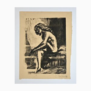 Louis-Albert Demangeon, Nu, Monotype, Milieu du 20ème Siècle