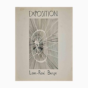 Affiche d'Exposition Louis-Rene Berge, milieu du 20ème siècle