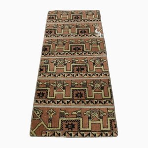 Tapis de Couloir Oushak Vintage, Turquie