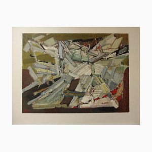 After Nicolas de Stael, Abstract Composition, 20th Century, Lithograph