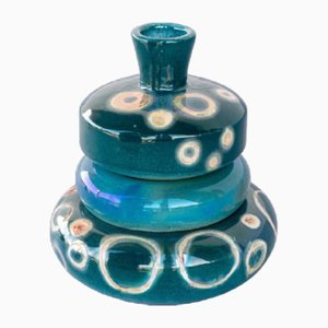 Parfumeur Modulaire avec 3 Bols Bleu et Lustre par Ceramiche Lega