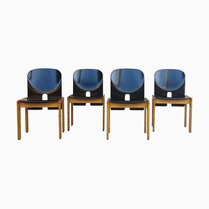 Model 121 Chairs by Afra & Tobia Scarpa for Cassina, Italy, 1960s, Set of 4