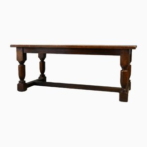 Antique Style Refectory Table in Oak