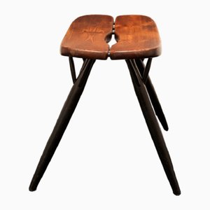 Pirkka Stool by Ilmari Tapiovaara for Laukaan Puu, Finland, 1950s