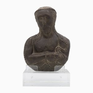 Escultura Ecce Homo tallada en piedra, década de 1600