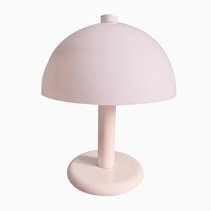 Mushroom Lampe aus Metall & weißem Acryl, 1970er