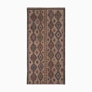 Vintage Turkish Geometric Kilim Rug