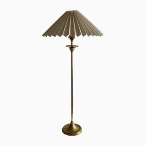 Brass Table Lamp with Slim Stem