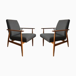 Armchairs by Henryk Lis, 1960s, Set of 2
