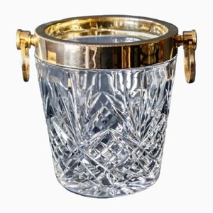 French Handmade Cut Crystal Wine Cooler