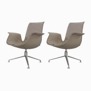FK Lounge Chairs by Preben Fabricius & Jörgen Kastholm for Walter Knoll, Set of 2