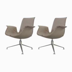 Set of FK Lounge Chairs by Preben Fabricius & Jörgen Kastholm for Walter Knoll
