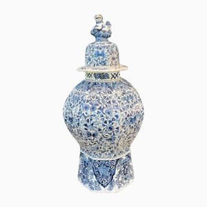 Delft Faience Covered Potiche by Jules Vieilliard