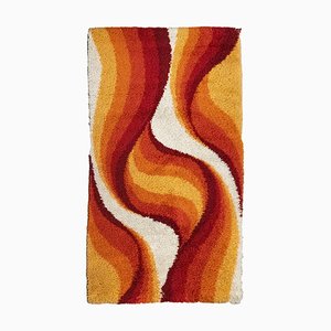 Orangefarbener Flames Teppich von Desso, 1970er
