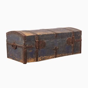 Early 20th Century Wood Trunk