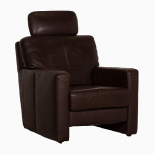 MR2830 Sessel aus Braunem Leder von Musterring