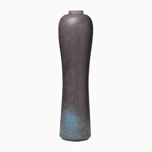 Hohe Blaue Vase von Gunnar Nylund für Rörstrand