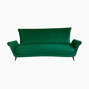 Large Italian Sculptural Sofa in the style of Gio Ponti, 1950s
