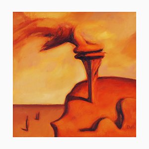 Biruta Delle, On the Edge of the Cliff, 2007, Oil on Canvas