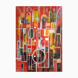 Uldis Krauze, Nocturne, 2020, Oil on Cardboard