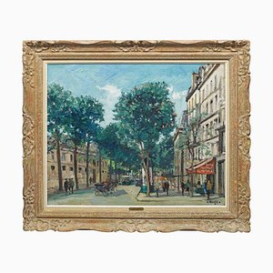 Constantine Kluge, Place Beauvau, Paris, Oil on Canvas, 1940, Framed