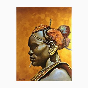 Vadim Kovalev, Africa, Oil on Canvas, 2021