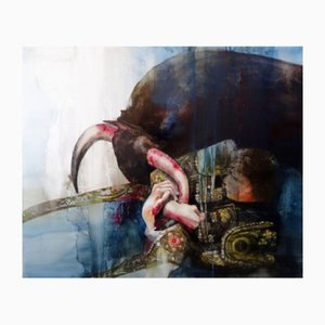 Ilze Laizane, Fight, 2022, Oil on Canvas