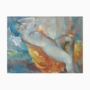Janis Cielavs, Nude, 1978, Oil on Canvas