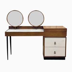 Dressing Table with 2 Round Mirrors, 1970s