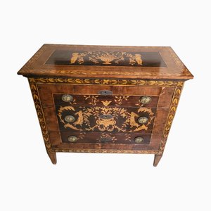 Queen Anne Floral Marquetry Chest of Drawers