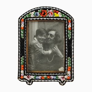 Vintage Italian Micro Mosaic Picture Frame, 1950s