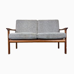 Teak 2-Sitzer Sofa von Sven Ellekaer für Comfort Design, 1960er-1970er, Dänemark