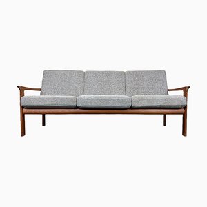 Teak 3-Sitzer Sofa von Sven Ellekaer für Comfort Design, 1960er-1970er, Dänemark