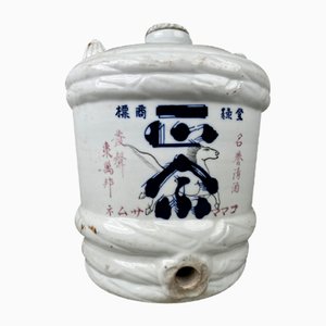 Barril de sake de porcelana, años 30