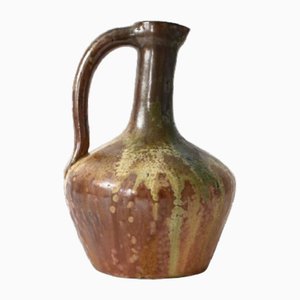 Vase Artisanal en Céramique par Edgard Aubry, 1930s